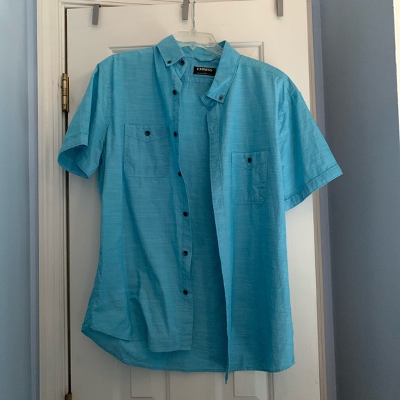 Express Other - express button up tee